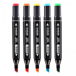 Set di marcatori a doppia estremità Marcatori di colore a base d'acqua Stilo multicolore per belle arti