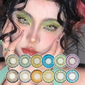 Eyescontactlens Diamond Shine Collection letne naravne barvne kontaktne leče