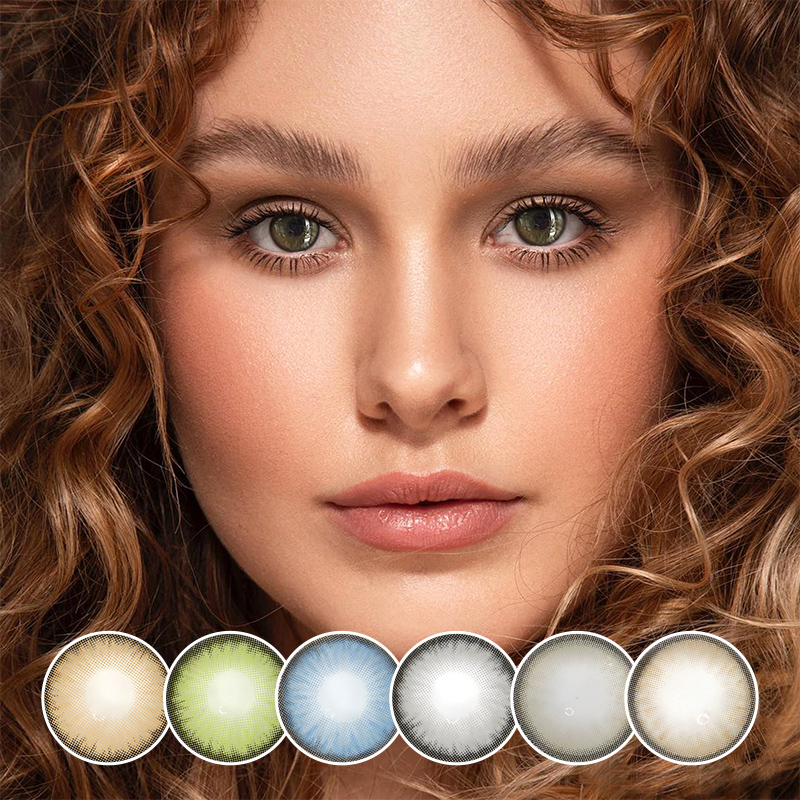 Річні контактні лінзи натурального кольору Eyescontactlens Dawn Collection