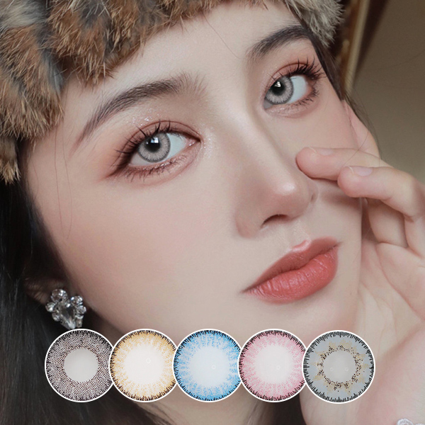 Oční kontaktní čočky Marble II kolekce ročních kontaktních čoček v přírodní barvě
