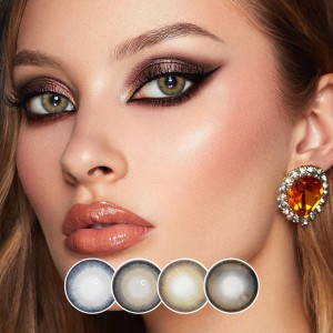 Eyescontactlens Rich girl Collection yearly natural color contact lenses