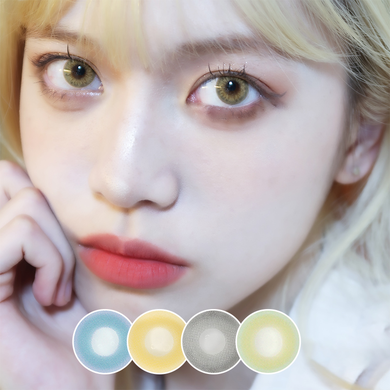 Eyescontactlens Bloom Collection jierlikse kontaktlenzen mei natuerlike kleur