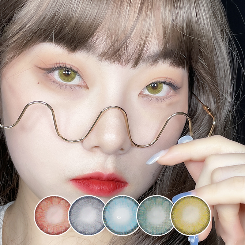 Eyescontactlens Gem Collection taunan warna alami lensa kontak