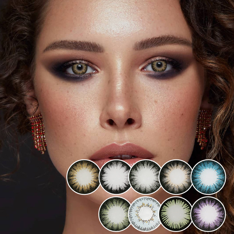 Seeyeye Juice Series Lentes de contacto cosméticos de la mejor calidad, lentes de contacto blandos, contacto ocular de color