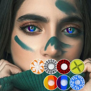 Eyescontactlins Colorful crazy Collection årlige crazy fargekontaktlinser