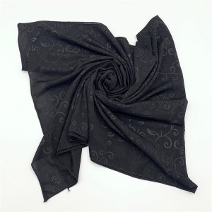 Embossed, elastic scarf, mos, xis, breathable, muaj zog peb-dimensional kev nkag siab, cim style