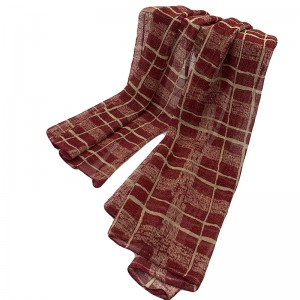 Mahayag nga wire nga materyal nga Women's scarf Shawl Soft ug komportable