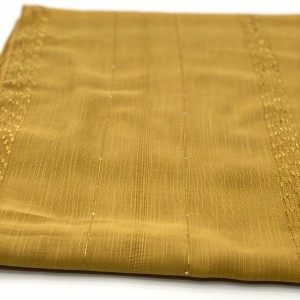 TR шамија од жаккард материјал Inlaid Sequin Пакистански женски шал Шал за секого