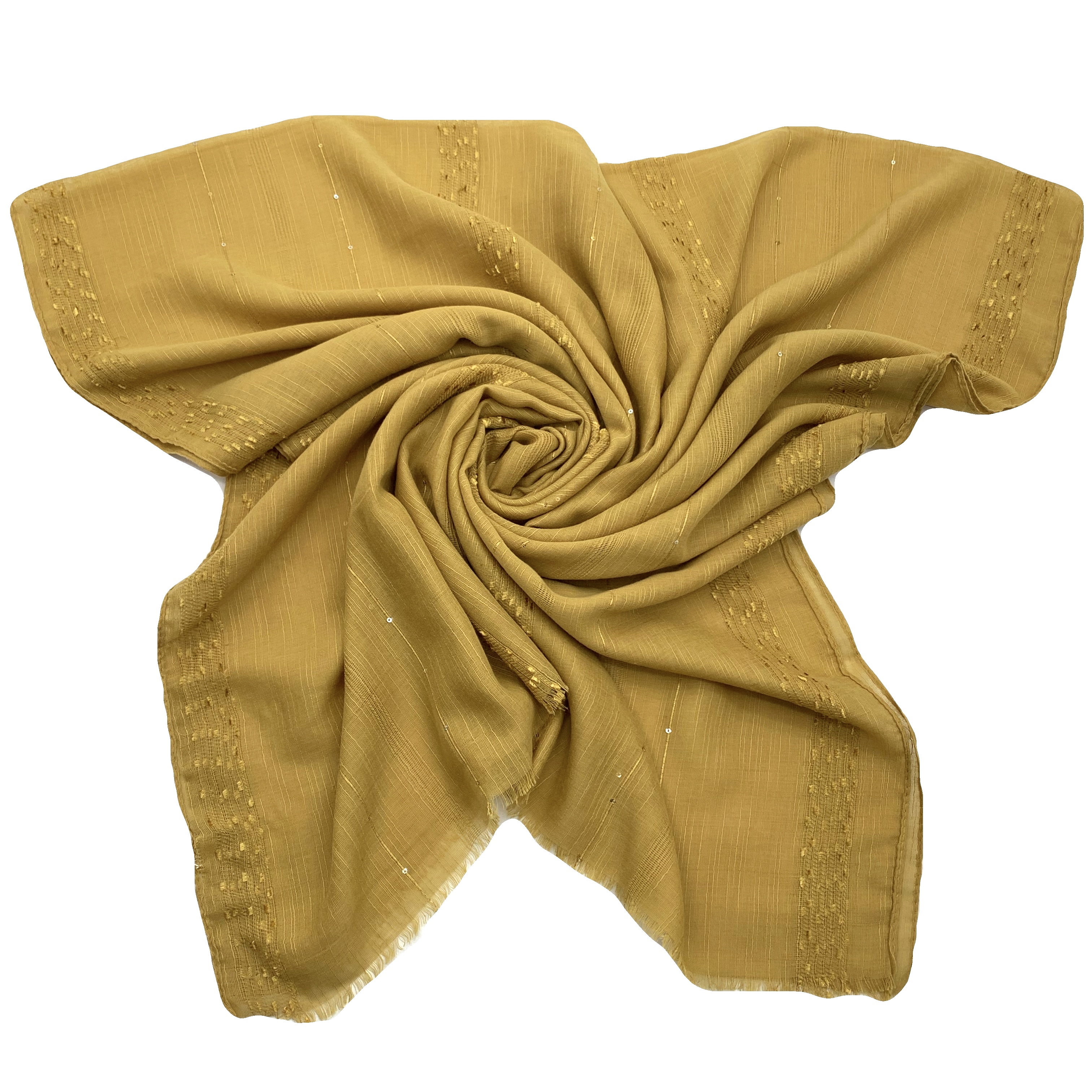TR jacquard material scarf Inlaid Sequin Pakistani women's scarf sikafu mo tagata uma
