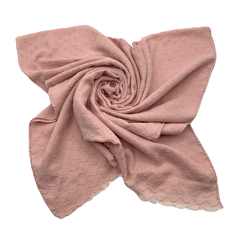 TR jacquard weave rose Crumple scarf Wahine scarf Shawl Muslim headscarf
