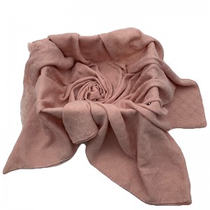 TR jacquard weave rose Crumple scarf Wahine scarf Shawl Muslim headscarf