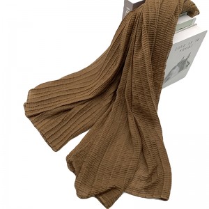 Pakistan TR scarf Wrinkle fabric technology Scarf ng kababaihan