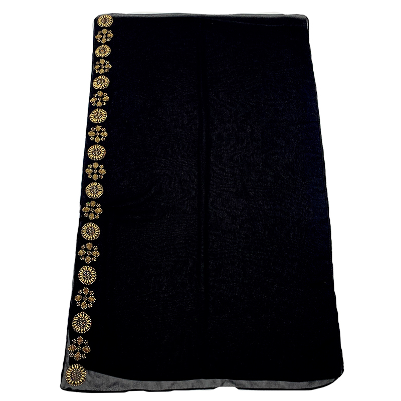 Bufanda de costura a mano compleja Bufanda de mujer exquisita y de alto grado