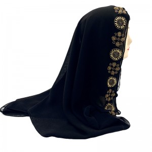 Bufanda de costura a mano compleja Bufanda de mujer exquisita y de alto grado