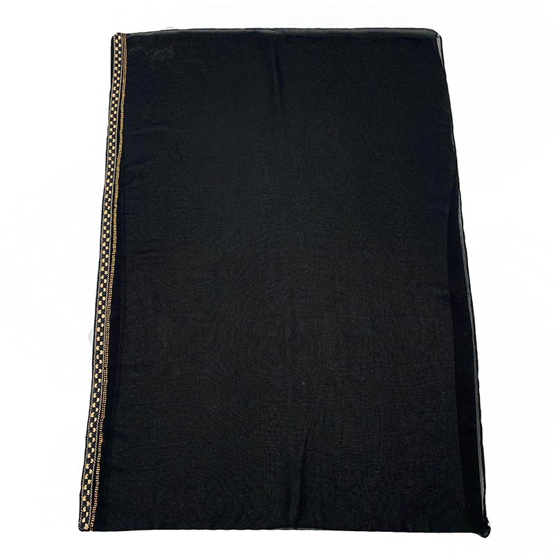 Черный кружевной женский шарф Ближневосточный шарф