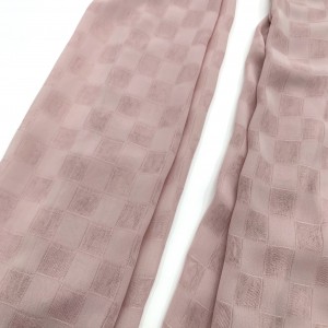 Розовый клетчатый шарф, нежный и милый