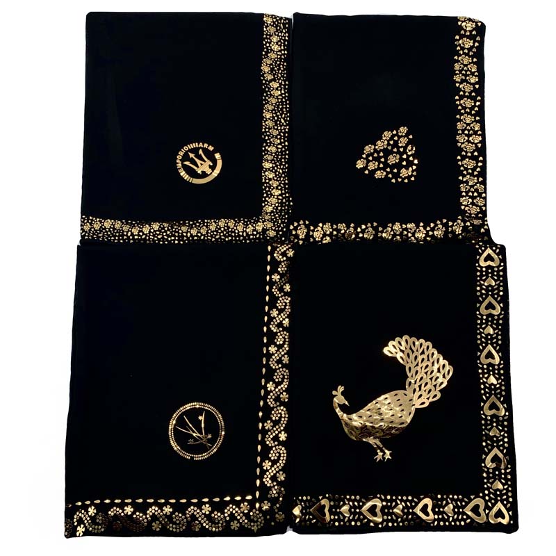 Palena kiʻekiʻe Dubai kala gula Resplendent scarf