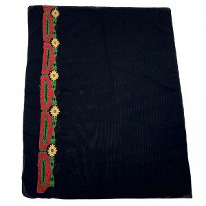 Nádherný vyšívaný šátek Heteromorfní výšivka Dámský šátek