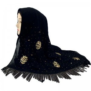 Байковый шарф с горячей дрелью Xu Xu, мастерство мусульманского платка