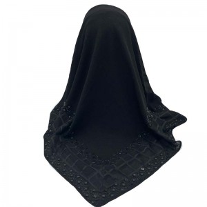 Asciugamano quadrato con trapano a caldo Sciarpa di alta qualità Foulard musulmano