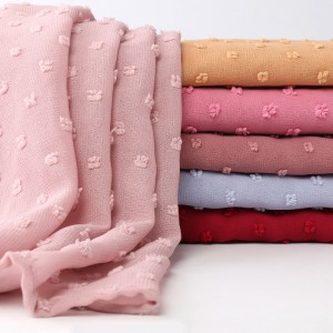 Pearl Chiffon scarf ຮູບແບບໃຫມ່ຕັດ, ຄວາມຮູ້ສຶກ grainy