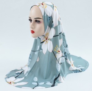 Жең капкак орто калыңдыктагы фабри малайзиялык хиджаб