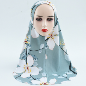 Čepice s rukávem střední tloušťky fabri malajský hidžáb