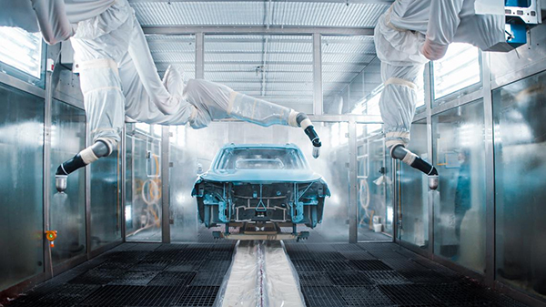 Фильтрация воздуха в цехе обеспыливания лакокрасочных покрытий Volkswagen