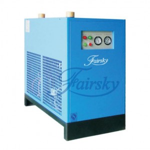 The High temperature of air cooled refrigerated air dryer