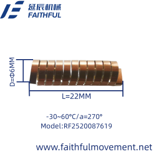 RF2520087619-زنبرك ثنائي المعدن لمقياس الحرارة