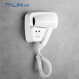 Hot Sale for Hotel Style Hair Dryer - FALIN FL-2101B Hair Dryer,Wall Mounted Hair Dryer With Socket,Hotel Hair Dryer – Falin