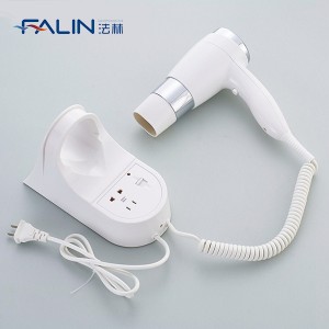 FALIN FL-2112B Hotel Hair Dryer,Wall Mounted Hair Dryer,ABS Plastic Hair Dryer