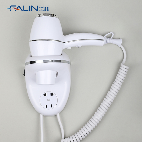 FALIN Fl-2205 New Design Hair Dryer,Hotel Wall Mounted Hair Dryer With Shaver Socket For Bathroom Featured Image