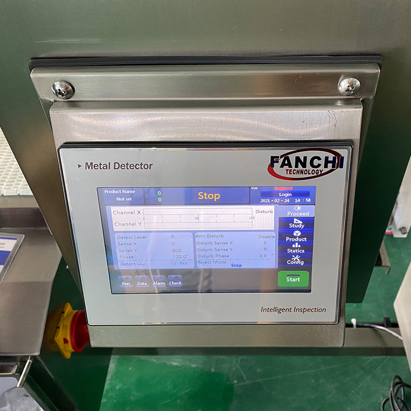 Fanchi-tech FA-MD-II dopravníkový detektor kovov pre potraviny