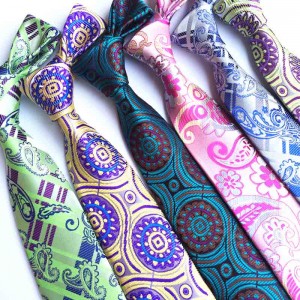 China Supplier High Quality pure handmade Jacquard Paisley Necktie for Men