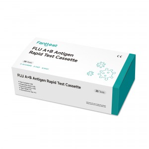 FLU A+B Antigeen Sneltoets Cassette kolloïdale goud metode