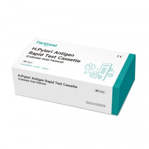 H.Pylori Antigen Rapid Test Кассетаи тиллои коллоидӣ