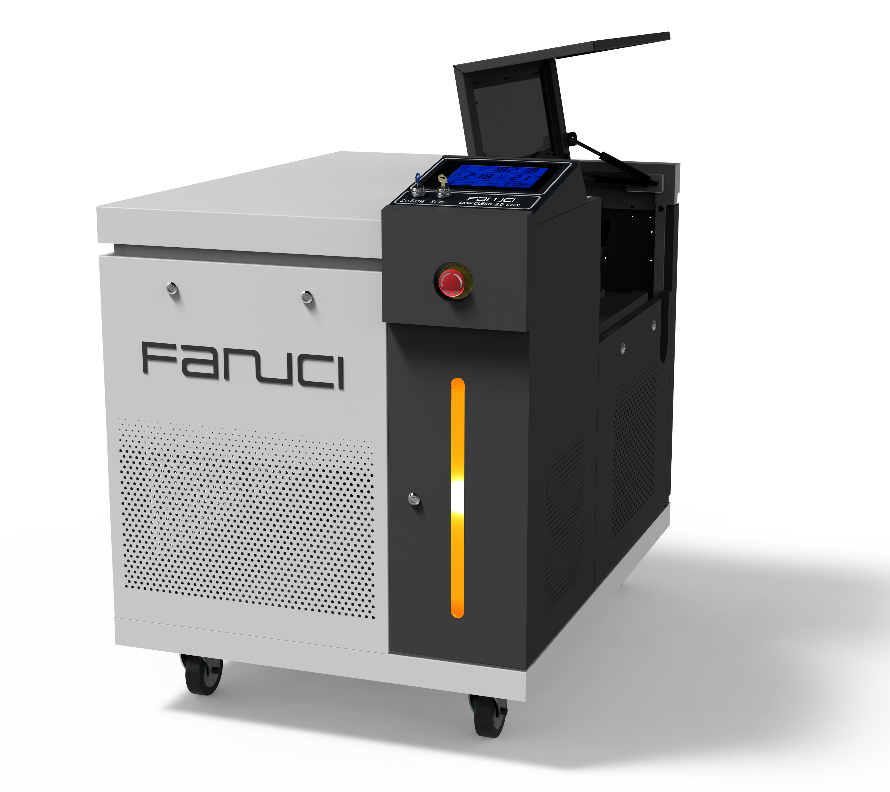 FANUCI® Pro Compact Lasersvetsmaskin fyra i en kommer att skickas till Europa
