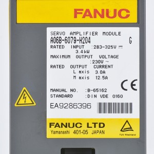 Модули пурқувваткунандаи Fanuc servo A06B-6079-H201 fanuc драйвҳои A06B-6079-H202,A06B-6079-H203,A06B-6079-H204,A06B-6079-H205