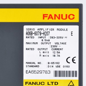 Fanuc servo amplifier moudle A06B-6079-H206 fanuc itwara A06B-6079-H207, A06B-6079-H208, A06B-6079-H209, A06B-6079-H301