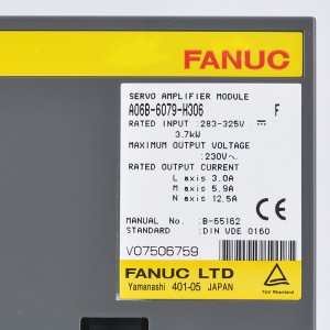 Módulo de servoamplificador Fanuc A06B-6079-H302 unidades fanuc A06B-6079-H303, A06B-6079-H304, A06B-6079-H305, A06B-6079-H306