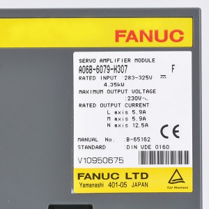 ʻO Fanuc servo amplifier koho A06B-6079-H401 dynamic break moudle A06B-6079-H403 fanuc drives A06B-6079-H307, A06B-6079-H308, A06B-6079-H309