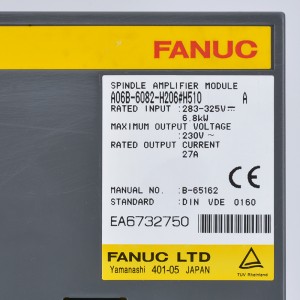 Hoʻokuʻu ʻia ʻo Fanuc A06B-6082-H206 Fanuc servo amplifier moudle A06B-6082-H206#H510 #H511 #H512