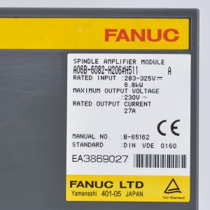 Fanuc ډرایو A06B-6082-H206 Fanuc سرو امپلیفیر موډل A06B-6082-H206#H510 #H511 #H512