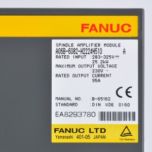Fanuc ड्राइभ A06B-6082-H222 Fanuc सर्वो एम्पलीफायर moudle A06B-6082-H222#H510 #H511 #H512
