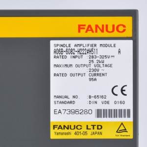 محركات Fanuc A06B-6082-H222 وحدة مضخم صوت Fanuc A06B-6082-H222 # H510 # H511 # H512