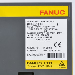 Fanuc ڊرائيوز A06B-6085-H103 Fanuc سرو ايمپليفائر ماڊل A06B-6085-H102 A06B-6085-H104 A06B-6085-H204 A06B-6085-H206