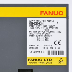 Fanuc meghajtók A06B-6085-H103 Fanuc szervoerősítő modul A06B-6085-H102 A06B-6085-H104 A06B-6085-H204 A06B-6085-H206