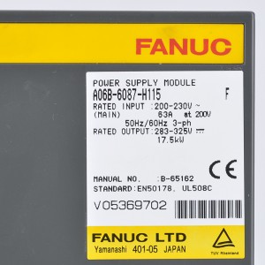 Tiomáineann Fanuc A06B-6087-H130 Módúl amplifier servo Fanuc A06B-6087-H126 A06B-6087-H115