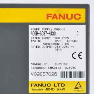 Variateurs Fanuc A06B-6087-H130 Module servoamplificateur Fanuc A06B-6087-H126 A06B-6087-H115